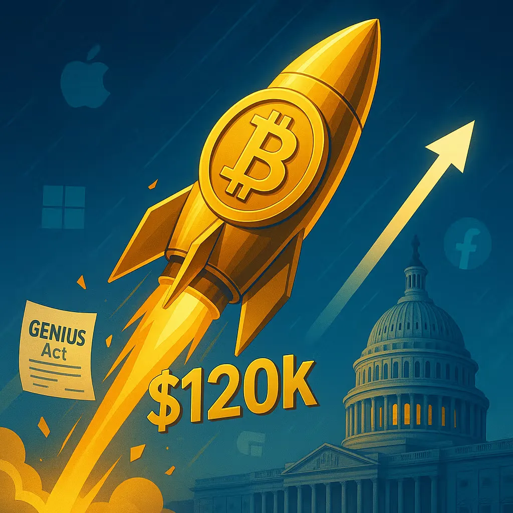 Bitcoin Smashes Through $120K after The Genius Act 🥹